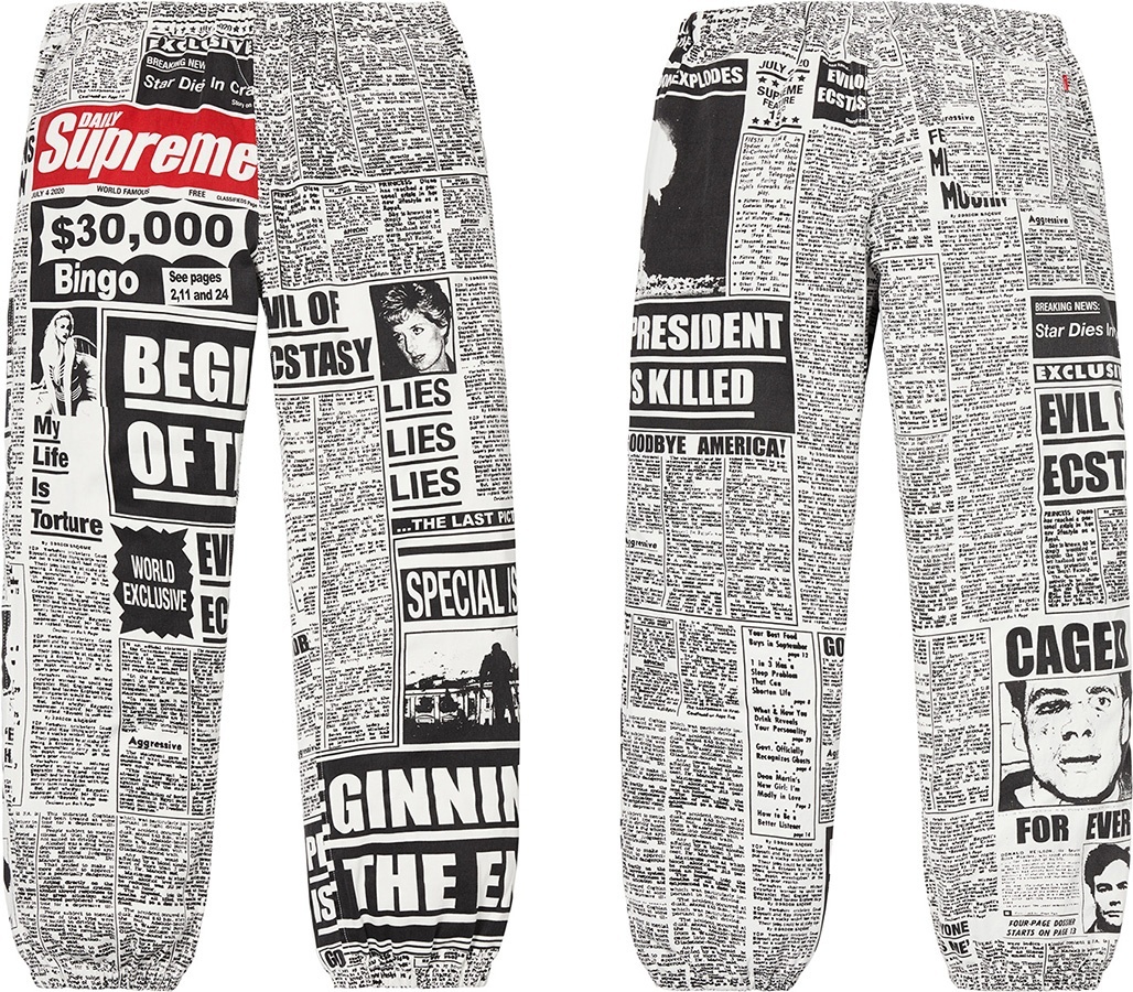 Newsprint Skate Pant view 2